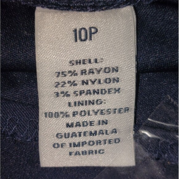 Charter Club Women's Petite Stretch Active Mini Skort Navy Size 10P EUC - Picture 11 of 11